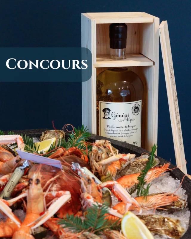 CONCOURS 🎁🦐🌱

Vous l’avez compris Les Halles des Aravis c’est la petite sœur de la distillerie des Aravis ! ✨

Alors aujourd’hui on s’unit pour vous faire gagner non pas un, mais deux cadeaux : un magnum de Génépi et un plateau de fruits de mer 🦪 🌱

Pour participer 🤗 :
•Être abonné à @distillerie_des_aravis et @hallesdesaravis 
•Liker ce post
•Identifier deux amis en commentaire
Bonus : Repartagez en story pour mettre toutes les chances de votre côté 

Tirage au sort le vendredi 21 mars ! 
Bonne chance à tous 😋🍀

#distilleriedesaravis #hallesdesaravis #epicurien #concours #laclusaz #thonescoeurdesvallees #hautesavoie #fruitsdemer #genepi